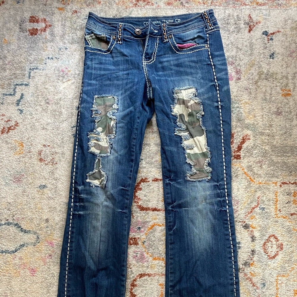 Mud camo jeans